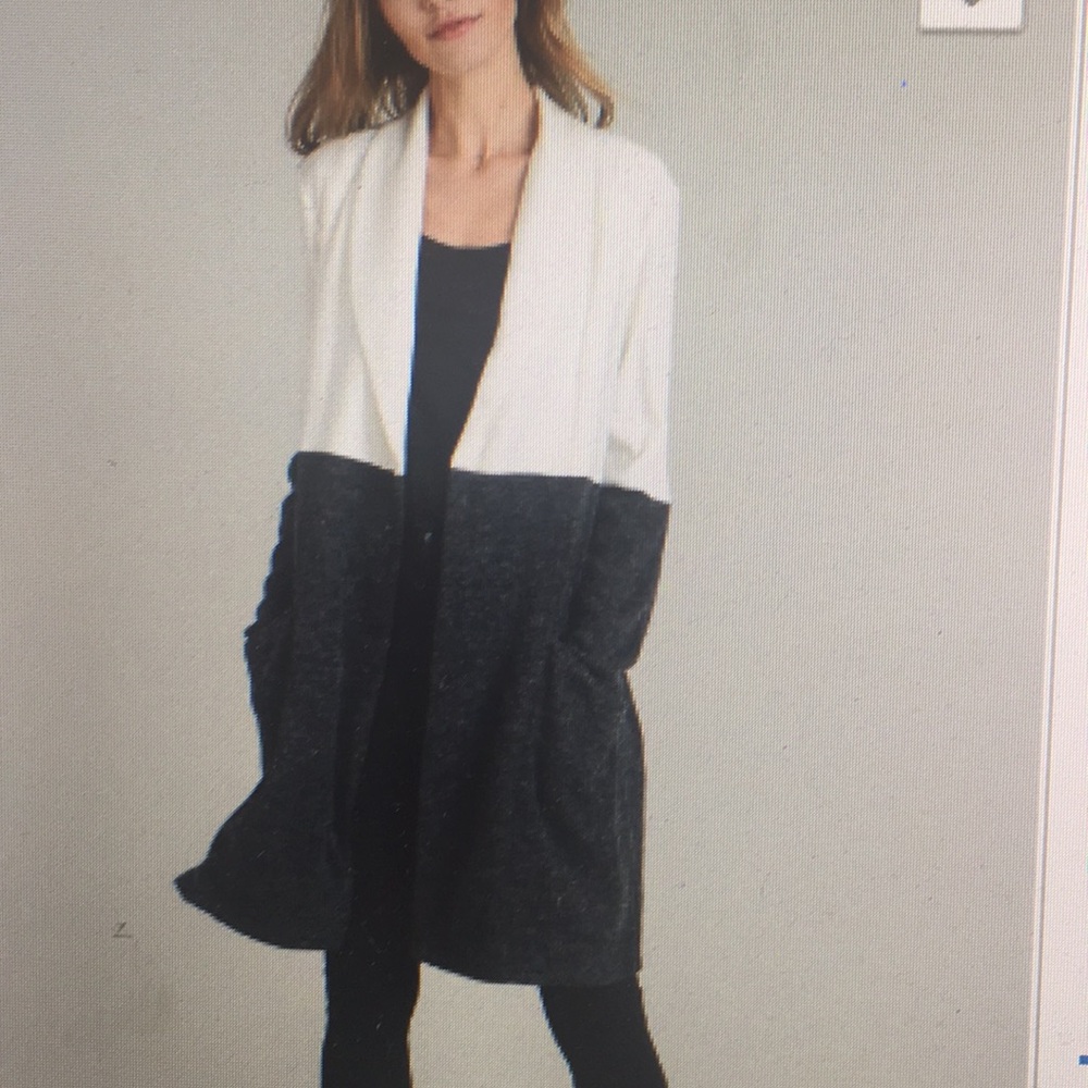 Alexa Color Block Classic Cardigan Jacket